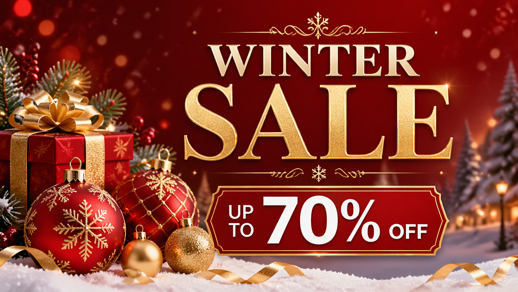 Holiday Sale Banner