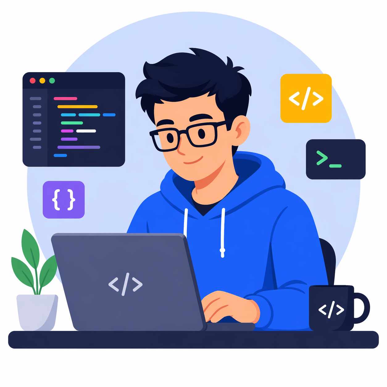 Flat Vector Avatar